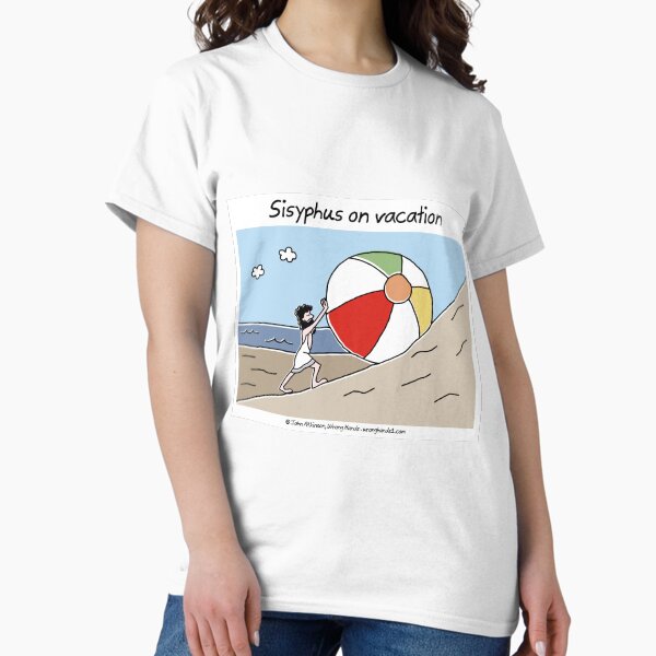 Item preview, Sisyphus on vacation designed and sold by WrongHands.