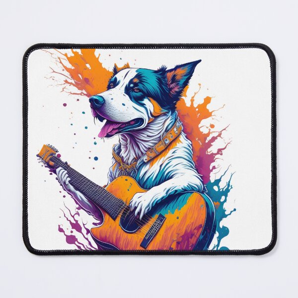 Item preview, DPrompt Design, T-Shirt, Funny Animal Shirt, Dad Gifts, Her Gifts, His Gifts, Graphic Tee, Mom Gifts, Cute Dog Guitar designed and sold by DPrompt.