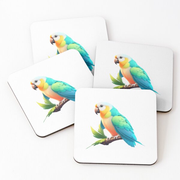 Item preview, Realistic graphic art print parakeet designed and sold by mesato.