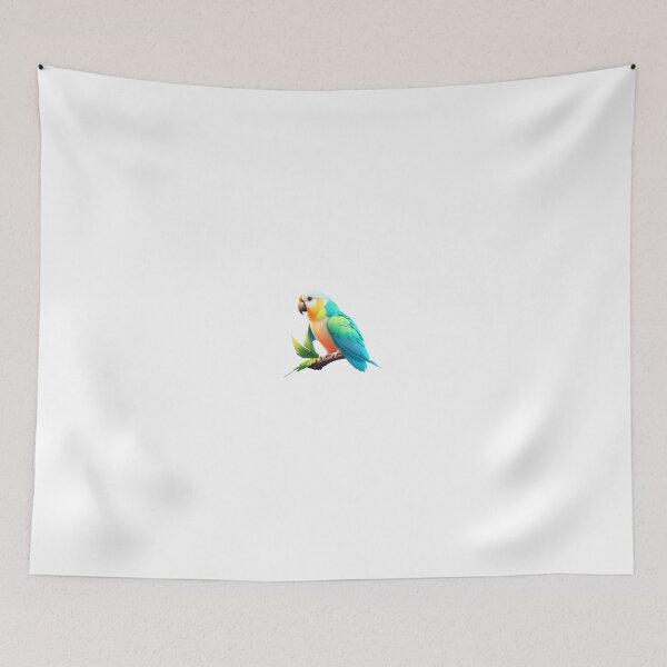 Item preview, Realistic graphic art print parakeet designed and sold by mesato.