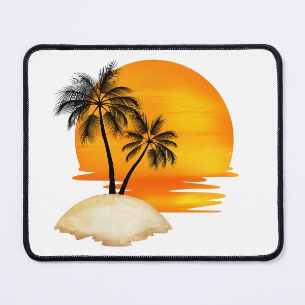 Item preview, Sunset with palm trees designed and sold by Periush.