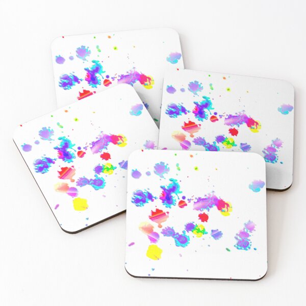 Item preview, Funky Technicoloured  Random  Splats designed and sold by Jitsy67.
