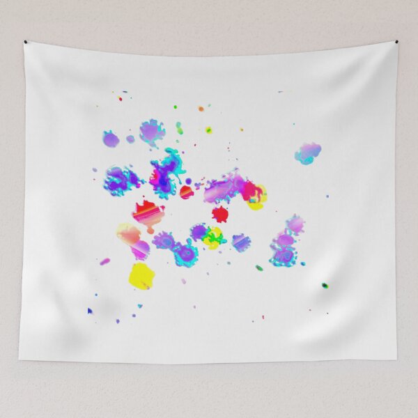 Item preview, Funky Technicoloured  Random  Splats designed and sold by Jitsy67.