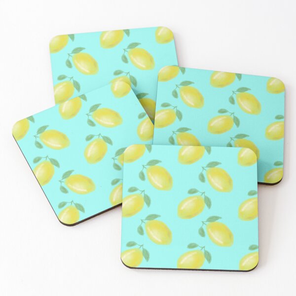 Item preview, Lovely Lemons Turquoise designed and sold by shannondoucette.