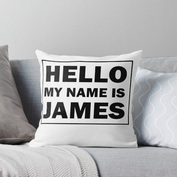 Item preview, Hello My Name Is James Funny Mens Humor  designed and sold by Essetino.