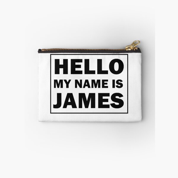 Item preview, Hello My Name Is James Funny Mens Humor  designed and sold by Essetino.