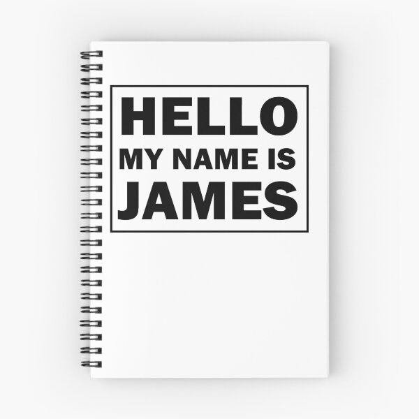 Item preview, Hello My Name Is James Funny Mens Humor  designed and sold by Essetino.