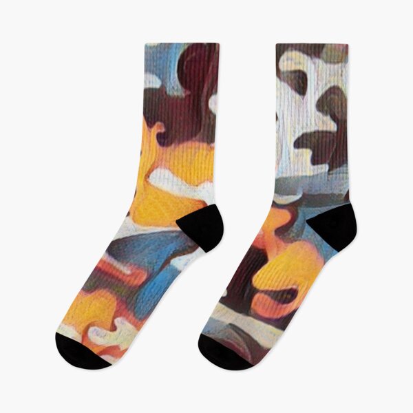 Item preview,  Camouflage Orange Blue Black designed and sold by Profitrip.