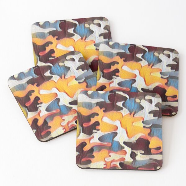 Item preview,  Camouflage Orange Blue Black designed and sold by Profitrip.