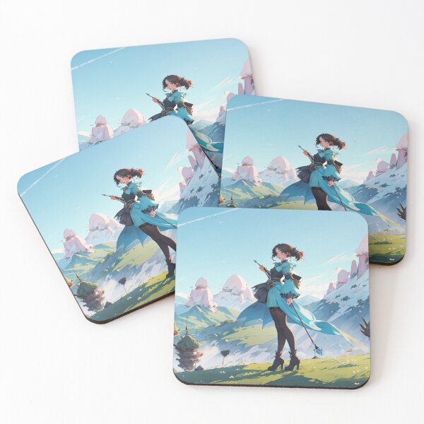 Item preview, girl in landscape designed and sold by CerresVictoria.
