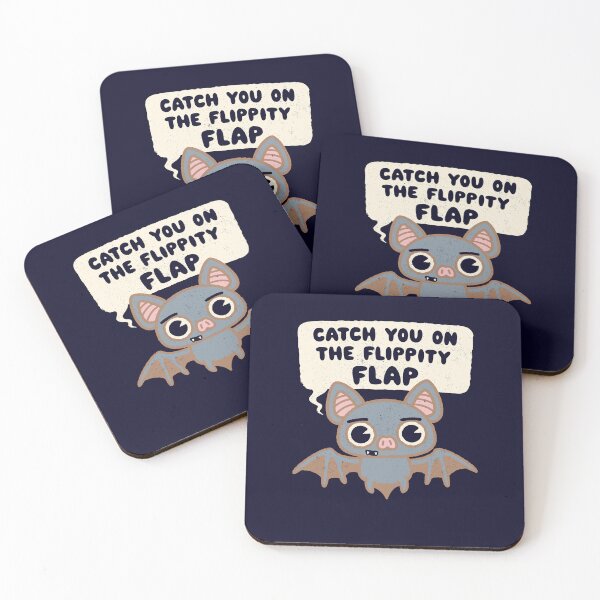 Item preview, Catch You on the Flippity Flap -  Cute Kawaii Bat  designed and sold by WeirdPunderful.