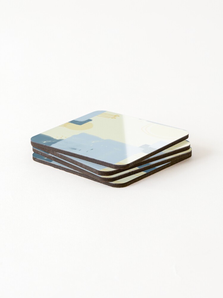 Thumbnail 4 of 5, Coasters (Set of 4), Abstract Pattern designed and sold by Paper-White.