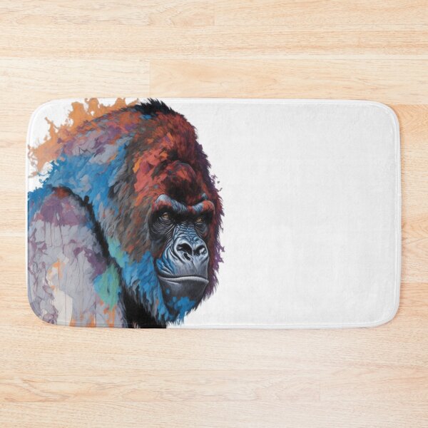 Item preview, Regal Strength: Captivating Gorilla Portrait designed and sold by WildSpiritPaint.