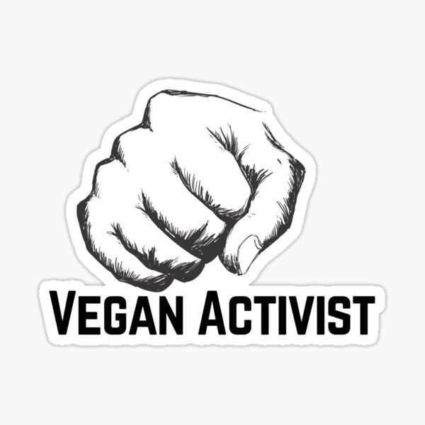 Vegan Activist Sticker