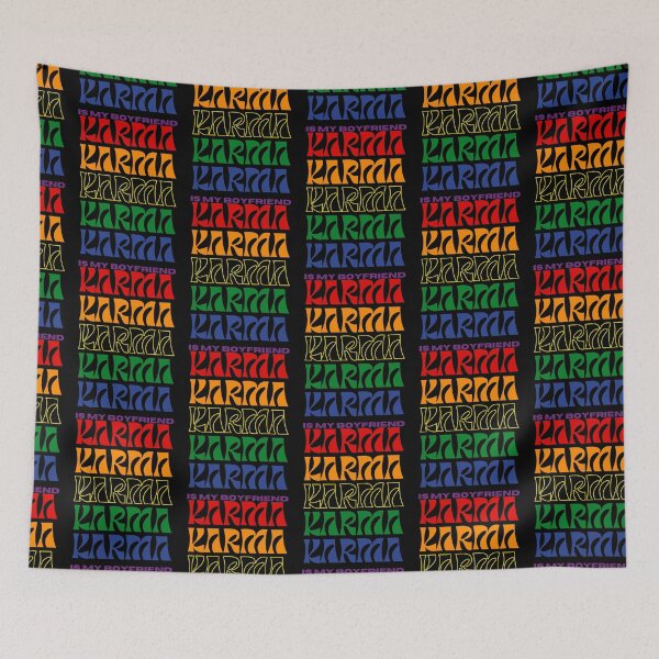 Item preview, Karma Is My Boyfriend - Pride Flag designed and sold by dumas-ka.