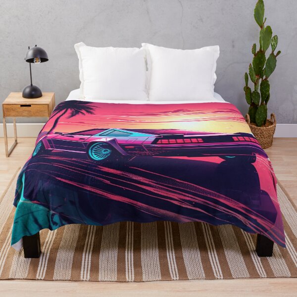 Item preview, Impresión Synthwave Sunset Drive designed and sold by valenzuelaray.