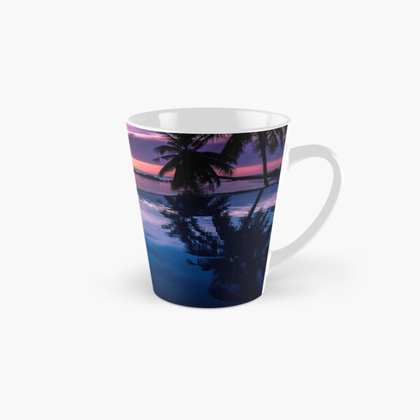 Tropical sunset pool Tall Mug