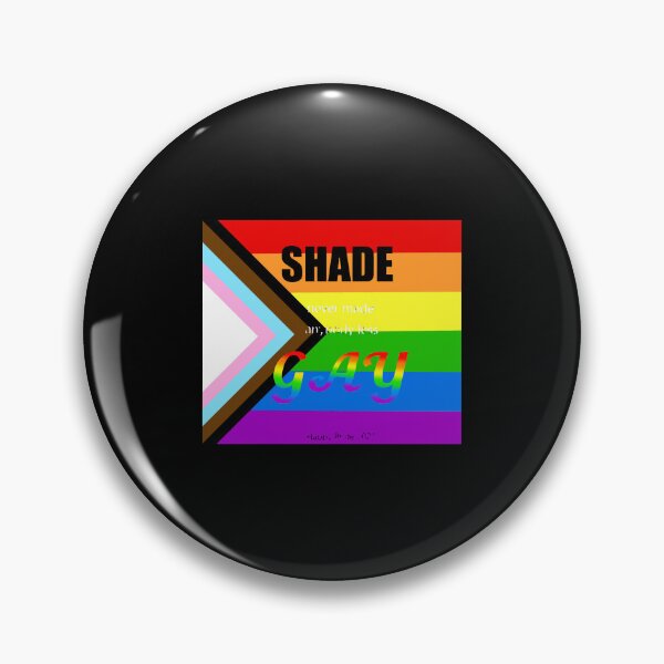 Item preview, Pride Flag Shade Never Made Anybody Less Gay designed and sold by dumas-ka.