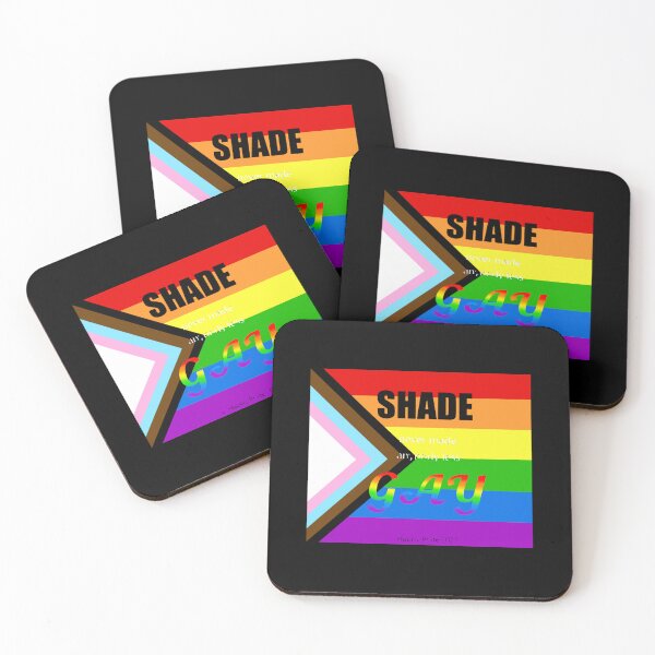 Item preview, Pride Flag Shade Never Made Anybody Less Gay designed and sold by dumas-ka.