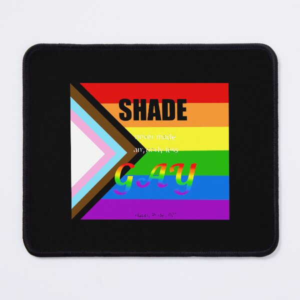 Item preview, Pride Flag Shade Never Made Anybody Less Gay designed and sold by dumas-ka.