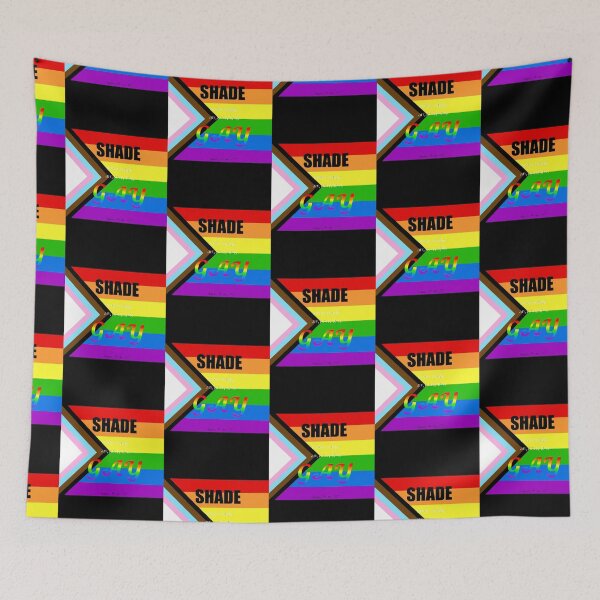 Item preview, Pride Flag Shade Never Made Anybody Less Gay designed and sold by dumas-ka.