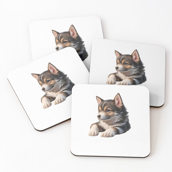 Item preview, Realistic graphic print pet puppy designed and sold by mesato.
