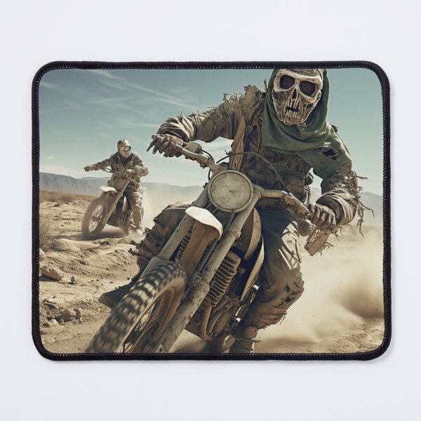 Item preview, Biker with skeleton helmet designed and sold by IA-Power.