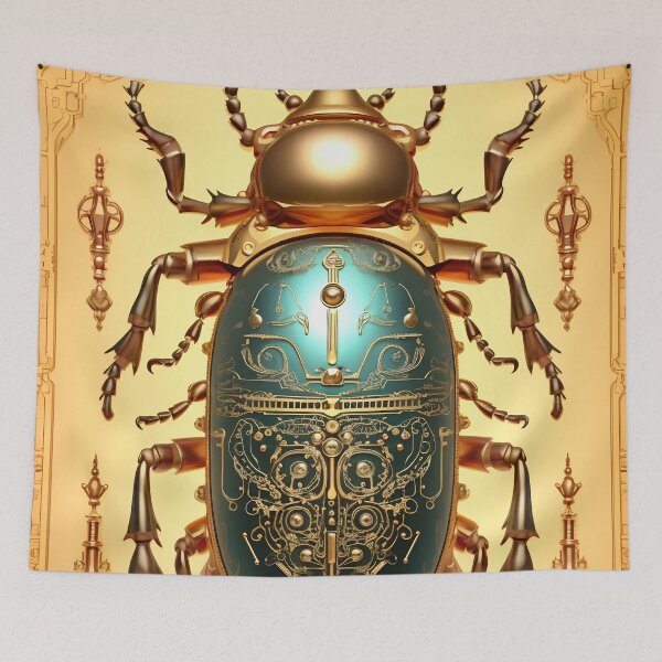Item preview, Steampunk beetle designed and sold by Art by Lilia.