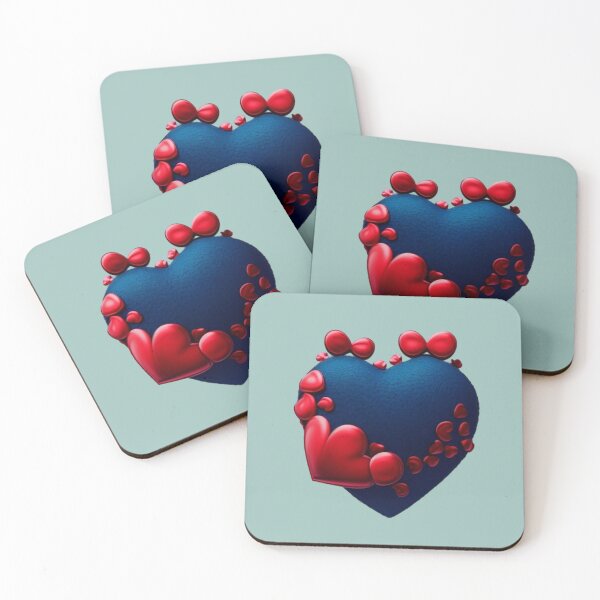 Item preview, Cute 3D Heart  designed and sold by Digiheart.