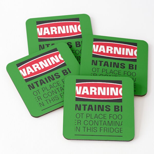 Item preview, Warning Beer Fridge - Contains Beer 	 	 designed and sold by xvxfqqbu92.