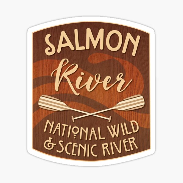 Item preview, Salmon River, National Wild and Scenic River designed and sold by ginkgotees.
