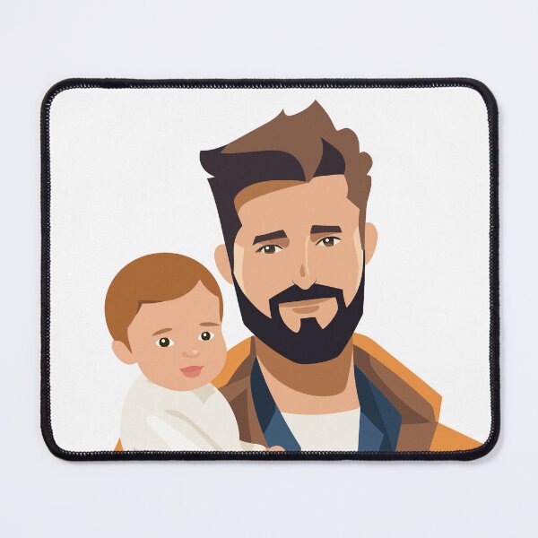 Item preview, A Father Holding His Son designed and sold by a4mbs.