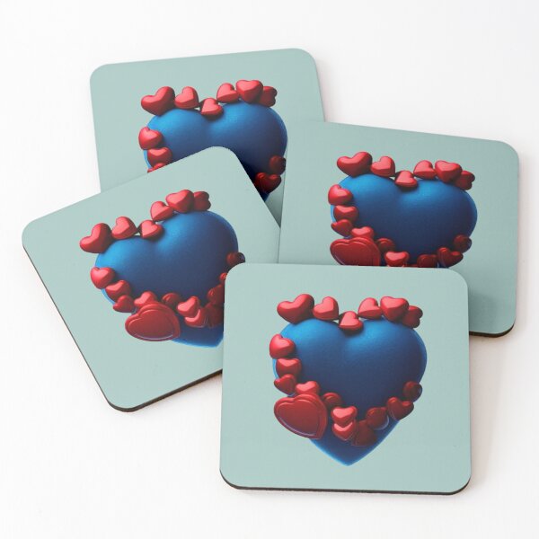 Item preview, Cute 3D Heart  designed and sold by Digiheart.