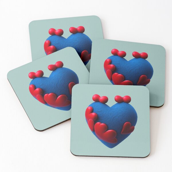 Item preview, Cute 3D Heart  designed and sold by Digiheart.