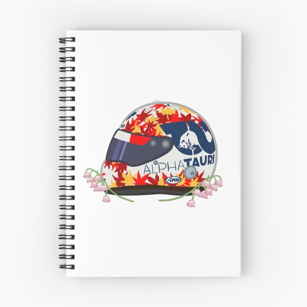 Item preview, Yuki Tsunoda 2023 Helmet Design With Flowers. designed and sold by OriDraws.
