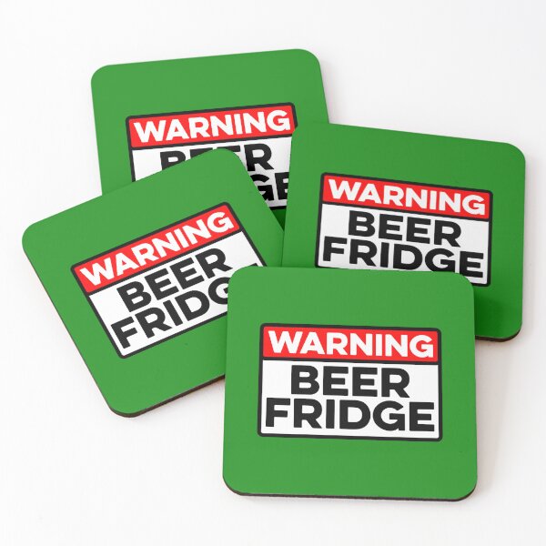 Item preview, Warning Beer Fridge ~ Drinks Cocktail Beer 	 	 designed and sold by xvxfqqbu92.