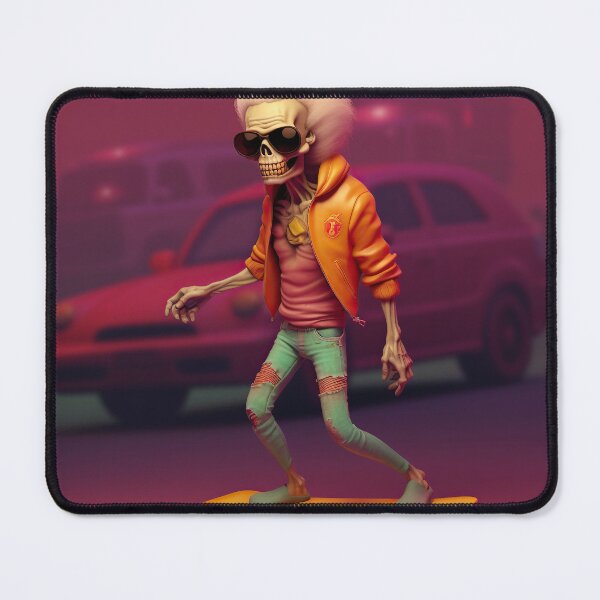 Item preview, skeleton on skateboard designed and sold by IA-Power.