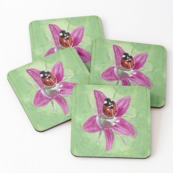 Item preview, Ladybug - Watercolor Painting designed and sold by Pattokarts.