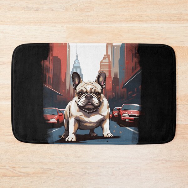 Item preview, French Bulldog in the City designed and sold by ARTficiallyAnon.