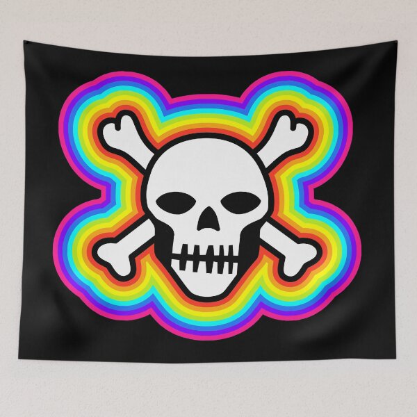 Item preview, Rainbow Colored Skull: Vibrant and Unique Skull designed and sold by RiciPaneto.