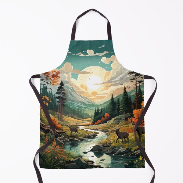 Item preview, llustration showcasing a variety of wildlife inhabiting the forest designed and sold by artumbre.