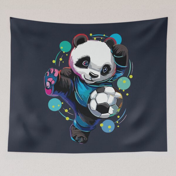 Item preview, Soccer Panda - Cute Panda Playing Soccer designed and sold by Numero14.