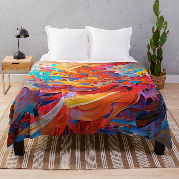 Item preview, Abstract colorful background. Brush strokes. Red, orange, yellow, purple and blue colors. Artistic background pattern. Raster bitmap. Digitally generated image. designed and sold by MTShoppingLine.
