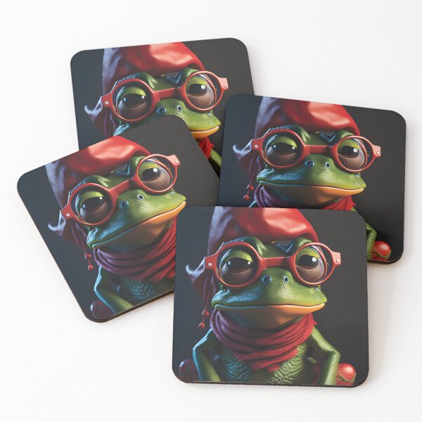 Item preview, Cute Anthropomorphic Pirate Frog Wearing Glasses  designed and sold by Sandydesign.