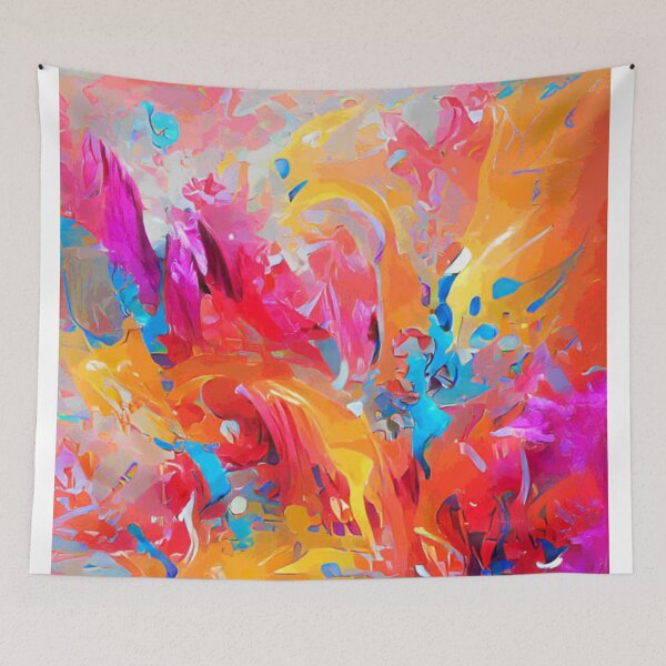 Item preview, Abstract colorful background. Brush strokes. Multi-colored mixing. Artistic background pattern designed and sold by MTShoppingLine.