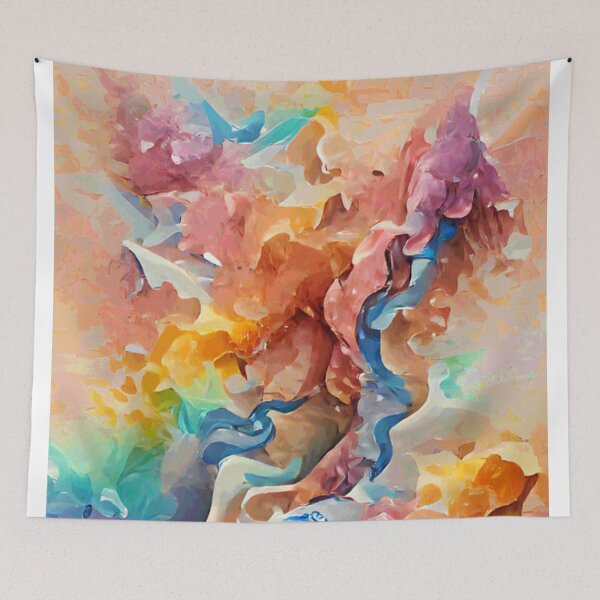 Item preview, Abstract colorful background. Brush strokes. Multi-colored mixing. Artistic background pattern designed and sold by MTShoppingLine.