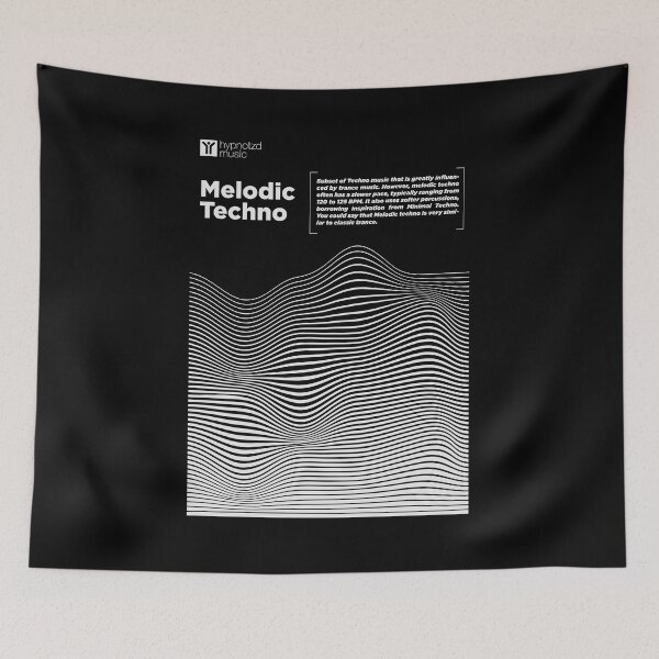 Item preview, Melodic Techno definition tech art for Djs and Electronic Music fans designed and sold by paulo silveira.