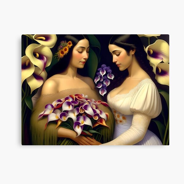 Sunflower Sisters Canvas Prints for Sale