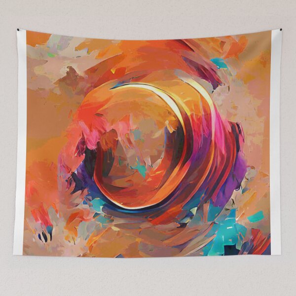 Item preview, Abstract colorful background. Brush strokes. Red, orange, yellow, purple and blue colors. Artistic background pattern. designed and sold by MTShoppingLine.