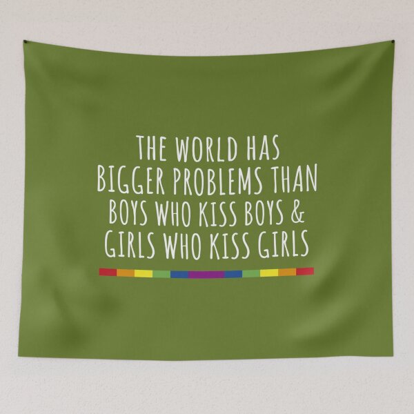 Item preview, The World Has Bigger Problems Than 	 Who Kiss 	 & 	 Who Kiss 	 	 designed and sold by tgsqahbhsbl61.